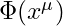 \Phi(x^\mu)